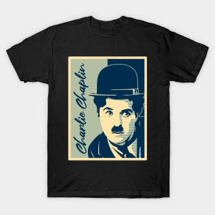 CHARLIE CHAPLIN POP ART T-Shirt